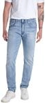 Replay Herren Jeans Grover Straight-Fit mit Comfort Stretch, Light Blue 010 (Blau),
