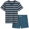 Marc O'Polo Herren Pyjama Mix N Match orionbluestripe-orionblue - Gr&ouml;&szlig;e S