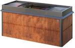 PRIMEYARD 200 x 85 x 77 cm Hochbeet Nele, Cortenstahl, Rost-Optik | inkl.