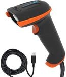 Tera Barcode-Scanner 1D Laser USB Wired Kabelgebunden Handheld Barcodescanner
