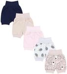 TupTam Baby M&auml;dchen Pumphose Sommershorts 5er Set, Farbe: Igel Puderrosa...