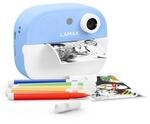 LAMAX InstaKid2 Play Blue Kinderkamera Sofortbildkamera f&uuml;r Kinder Digitalkamera mit