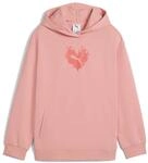PUMA M&auml;dchen Flaming Love Hoodie TR G Kapuzenpullis, Pink Fruit, 176