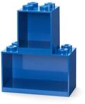 Room Copenhagen LEGO Baustein-Regalset, 2 STK. - Blau