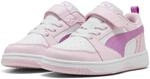 PUMA Kinder Rebound V6 Lo Sneakers 27.5, Pearl Pink Mauve Pop White