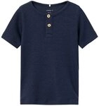 NAME IT Jungen Nmmkab Top Noos T-Shirt, Dark Sapphire, 92 EU