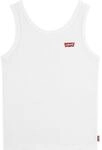 Levi's Lvg Meet and Greet Geripptes Tanktop Hellwei&szlig;, Bright White, 6 Jahre