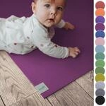 Sanosoft&reg; Krabbelmatte Made in Germany & &Ouml;ko-Tex - 120cm X 180cm Pflaume