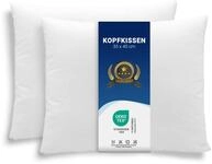 ZOLLNER 2er Set Kissen - Made in Europe &ndash; Polyesterf&uuml;llung - Bezug aus...