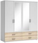 IVAR Kleiderschrank mit Spiegeln und Schubladen - Vielseitiger Dreht&uuml;renschrank