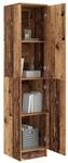 vidaXL Highboard Altholz 35 x 39 x 168 cm | Genug Platz, um deine Sachen zu