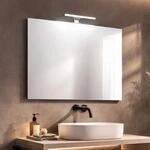 KIAMAMI VALENTINA - Spiegel mit LED-Lampe, reversibel, 80x70, komplett