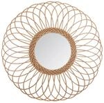 Atmosphera - Spiegel 'Rosace' - Rattan D 58 cm - Beige