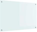 vidaXL K&uuml;chenr&uuml;ckwand Milch 90 x 60 cm Geh&auml;rtetes Glas, Stylisches...