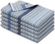 ZOLLNER 5er Set Geschirrt&uuml;cher 100% Baumwolle, 50x70 cm, Blau