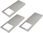 kalb | LED Unterbauleuchten silber 5W- sehr flache K&uuml;chenleuchte, Auswahl:3er...