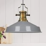bamyum Asletl H&auml;ngelampe Industrial aus Metall &Oslash;41 cm, K&uuml;chenlampe Vintage,