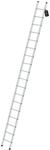 PROREGAL Sprossen-Anlegeleiter ohne Traverse | 18 Sprossen | Leiter,...