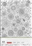 BRUNNEN Zeichenblock &bdquo;Floral ZENart A3
