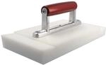 STUBAI Falzst&uuml;ck aus Kunststoff PE, wei&szlig;, mit Handgriff 290x140 mm &ndash;...