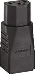 Beha-Amprobe Amprobe 4362289 PA-1 Messadapter Kleeblatt-Stecker C6-Kaltgeraete-Buchse