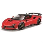 Bburago "Race&Play Ferrari SF90 XX Stradale, rot - Supercar Modellauto 1:18 Die-Cast