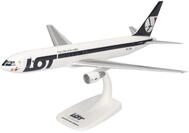Herpa Snap-Fit Modellflugzeug Lot Polish Airlines Boeing 767-300, Miniatur im