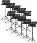 10er Set McGrey 11940 Orchesterpult Lochblech St&auml;nder (Deluxe Notenst&auml;nder mit