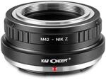 K&F Concept Adapter f&uuml;r Nikon Z Z6 Z7 Kamera