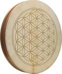 Sonic Energy 20 Zoll Wellen Trommel &ndash; Ziegenfell, Flower of Life &ndash;
