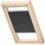 VELUX Original Wabenplissee, M04, Graphit, mit Grauer F&uuml;hrungsschiene
