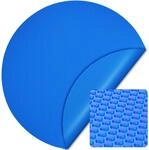 Wiltec Pool Solarfolie &Oslash; 5 m, blau, Poolheizung aus 120 &micro; starkem PE Film,
