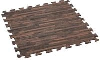 Bestway Pool-Bodenschutzfliesen Set 12 St&uuml;ck &aacute; 50 x 50 cm, Holz-Optik...