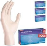 ARNOMED Einweghandschuhe S, Vinyl Handschuhe, Einmalhandschuhe mit 100...