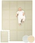 Hakuna Matte Stylische Puzzlematte Baby 1,7x1,2m Hygge Beige &ndash; 16 XL-Platten...
