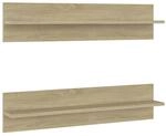 vidaXL 2X Wandregal B&uuml;cherregal H&auml;ngeregal Schweberegal Regal Wandboard...