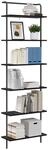 vidaXL B&uuml;cherregal Schwarz Eichen-Optik 60 x 24 x 203 cm Holzwerkstoff, Moderne