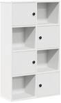 vidaXL B&uuml;cherregal Wei&szlig; 60x24x101,5 cm Holzwerkstoff, B&uuml;cherschrank,...