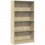vidaXL B&uuml;cherregal, B&uuml;cherschrank Regal mit Stauraum, Standregal f&uuml;r...