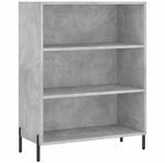 vidaXL Regalschrank, B&uuml;cherregal mit 3 Ebenen, Mehrzweckschrank f&uuml;r B&uuml;ro