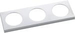 Berker Integro Pure Rahmen 3-fach chrom matt galvanisiert