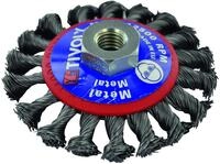 Tivoly XT202520137 Zopfb&uuml;rste, konisch, Stahl gedreht M14, 95 mm