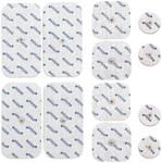 12er Misch-Set TENS EMS Elektroden Pads 3,5 mm Druckknopf - kompatibel f&uuml;r TENS
