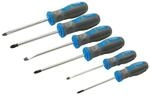 Silverline 546524 Universal-Schraubendreher, 6-tlg. Satz 6-tlg (Farblich sortiert)
