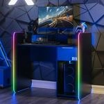 X Rocker Electra Gaming Schreibtisch mit RGB-Beleuchtung & Wireless Charging