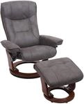 Mendler MCA Relaxsessel Hamilton, Fernsehsessel Hocker, Stoff/Textil 130kg...