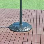 casa.pro Sonnenschirmst&auml;nder Bisegna Betonsockel 25 kg Sonnenschirmhalter f&uuml;r