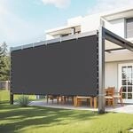 VEVOR 90% Sonnenschutztuch Sichtschutz Schattenabdeckung (305 x 366 cm) f&uuml;r Pergola