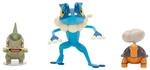 Pok&eacute;mon PKW4089 - Battle Figure Set - Qurtel, Milza, Amphizel, offizielles Figuren