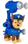 PAW PATROL: The Mighty Movie, Spielzeugfigur mit aufsteckbarem Rucksack und 2 Schuss,